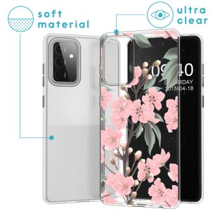 iMoshion Coque Design Samsung Galaxy A72 - Cherry Blossom