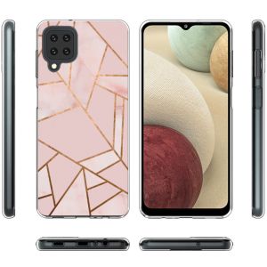 iMoshion Coque Design Samsung Galaxy A12 - Pink Graphic