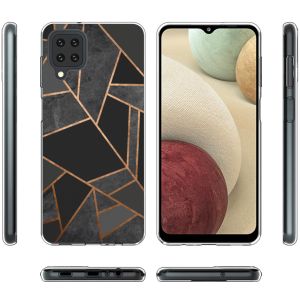 iMoshion Coque Design Samsung Galaxy A12 - Black Graphic