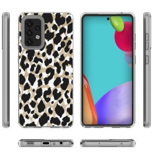 iMoshion Coque Design Samsung Galaxy A52(s) (5G/4G) - Léopard / Noir