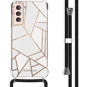 iMoshion Coque Design avec cordon Samsung Galaxy S21 - White Graphic
