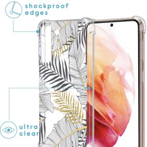 iMoshion Coque Design avec cordon Samsung Galaxy S21 - Glamour Botanic