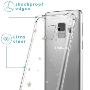 iMoshion Coque Design avec cordonSamsung Galaxy S9 - Stars Gold