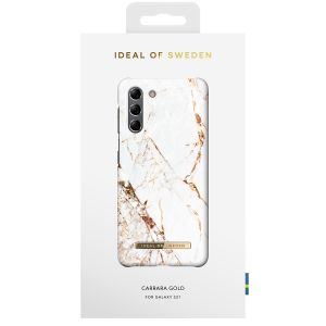 iDeal of Sweden Coque Fashion Samsung Galaxy S21 - Carrara Gold