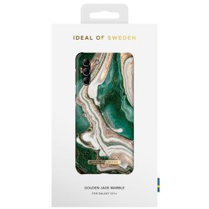 iDeal of Sweden Coque Fashion Samsung Galaxy S21 Plus - Golden Jade Marble