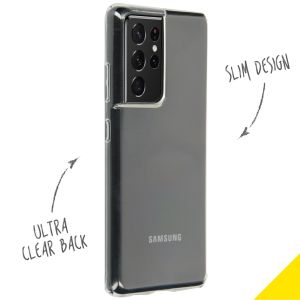 Accezz Coque Clear Samsung Galaxy S21 Ultra - Transparent