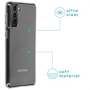 iMoshion Coque silicone Samsung Galaxy S21 Plus - Transparent