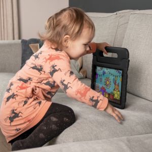 iMoshion Coque kidsproof avec poignée Galaxy Tab S8 Plus / S7 Plus / S7 FE 5G - Noir