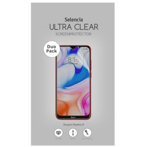 Selencia Protection d'écran Duo Pack Ultra Clear Xiaomi Redmi 8