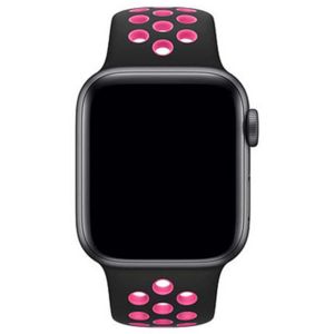 Apple Nike Sport bracelet Apple Watch 1-7 / SE - 38/40/41 mm - Black / Pink Blast