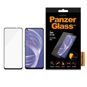 PanzerGlass Protection d'écran en verre trempé Case Friendly Oppo A73 (5G) - Noir