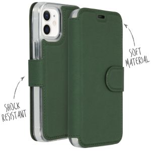 Accezz Étui de téléphone Xtreme Wallet iPhone 12 Mini - Vert foncé