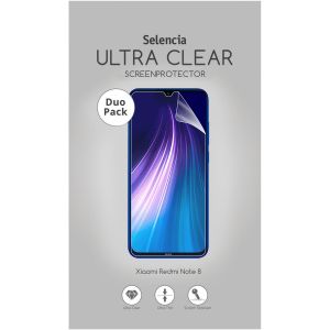 Selencia Protection d'écran Duo Pack Ultra Clear Xiaomi Redmi Note 8 / Note 8 (2021)