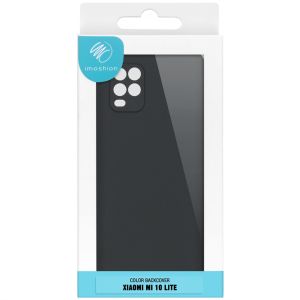 iMoshion Coque Couleur Xiaomi Mi 10 Lite - Noir