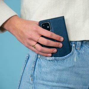 iMoshion Étui de téléphone portefeuille Luxe Xiaomi Mi Note 10 Lite - Bleu foncé