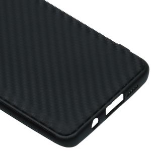 Coque silicone Carbon Xiaomi Mi Note 10 Lite - Noir