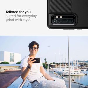 Spigen Coque Rugged Armor Xiaomi Mi Note 10 Lite - Noir