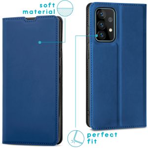 iMoshion Étui de téléphone Slim Folio Samsung Galaxy A72 - Bleu foncé