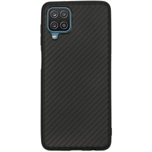 Coque silicone Carbon Samsung Galaxy A12 - Noir