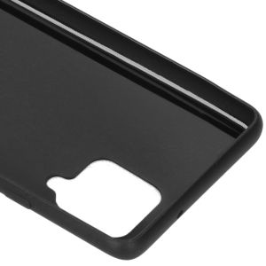 Coque silicone Carbon Samsung Galaxy A42  - Noir