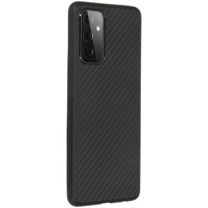 Coque silicone Carbon Samsung Galaxy A72 - Noir