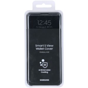 Samsung Original Coque S View Samsung Galaxy A32 (4G) - Noir