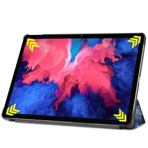 iMoshion Coque tablette Design Trifold  Lenovo Tab P11 / P11 Plus - Space