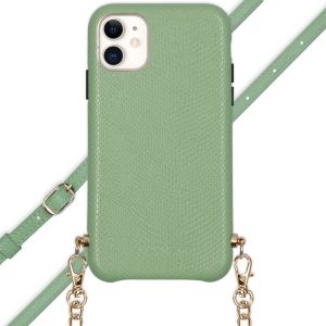 Selencia Coque Aina Serpent avec corde iPhone 11 - Vert