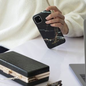 Selencia Coque Maya Fashion Samsung Galaxy S21 Plus - Marble Black