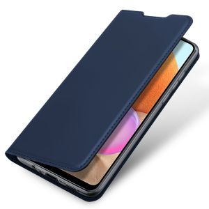 Dux Ducis Étui de téléphone Slim Samsung Galaxy A32 (4G) - Bleu foncé