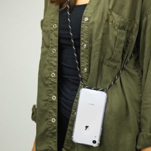 iMoshion Coque avec cordon Samsung Galaxy S21 - Noir / Dorée