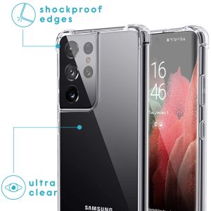 iMoshion Coque avec cordon Samsung Galaxy S21 Ultra - Noir