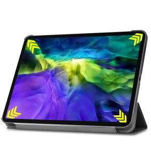 iMoshion Coque tablette Trifold iPad Pro 11 (2020-2018) - Noir