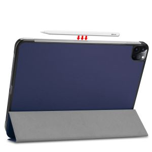 iMoshion Coque tablette Trifold iPad Pro 11 (2020-2018) - Bleu