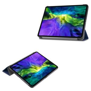iMoshion Coque tablette Trifold iPad Pro 11 (2020-2018) - Bleu