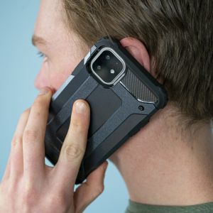 iMoshion Coque Rugged Xtreme OnePlus 9 - Bleu foncé
