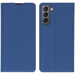 iMoshion Étui de téléphone Slim Folio Samsung Galaxy S21 - Bleu foncé