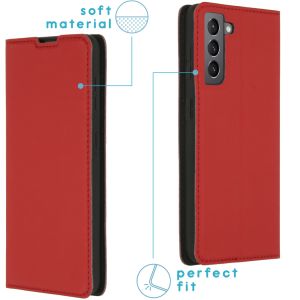 iMoshion Étui de téléphone Slim Folio Samsung Galaxy S21 - Rouge