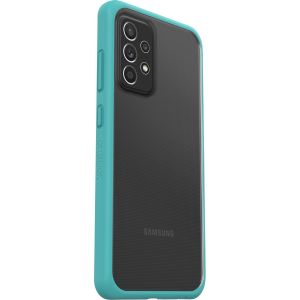 OtterBox Coque arrière React Samsung Galaxy A52(s) (5G/4G) -Transparent/ Bleu