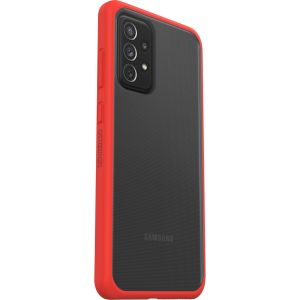 OtterBox Coque arrière React Samsung Galaxy A72 - Transparent /Rouge