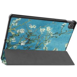 iMoshion Coque tablette Design Trifold  Lenovo Tab P11 / P11 Plus - Green Plant