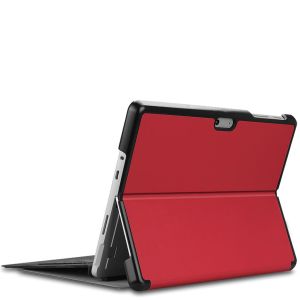 iMoshion Coque tablette Trifold Microsoft Surface Go 4 / Go 3 / Go 2 - Rouge