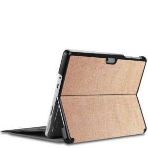 iMoshion Coque tablette Trifold Microsoft Surface Go 4 / Go 3 / Go 2 - Dorée