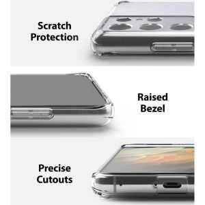 Ringke Coque Fusion Samsung Galaxy S21 Ultra - Transparent