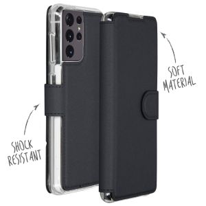 Accezz Étui de téléphone Xtreme Wallet Galaxy S21 Ultra - Noir