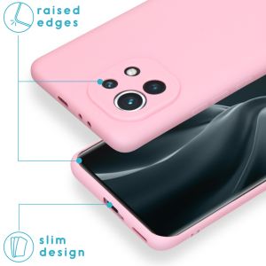 iMoshion Coque Couleur Xiaomi Mi 11 - Rose