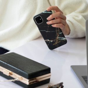 Selencia Coque Maya Fashion Samsung Galaxy A41 - Marble Black