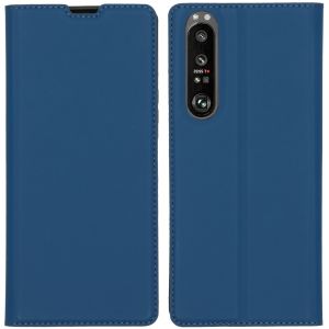 iMoshion Étui de téléphone Slim Folio Sony Xperia 1 III - Bleu foncé
