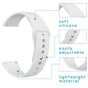 iMoshion Bracelet silicone Amazfit GTS / BIP - Blanc