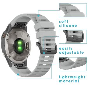 iMoshion Bracelet silicone Garmin Fenix 6 / 6 Pro - Gris